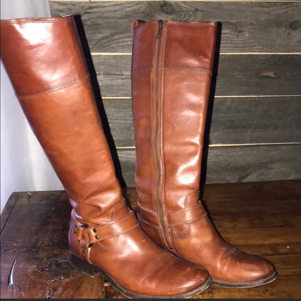 Frye Melissa harness inside zip